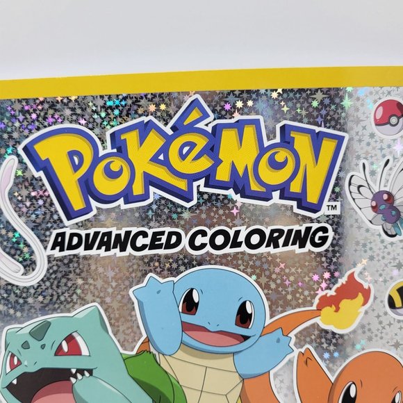 Bendon Pokemon Advanced Coloring Book Uncolored 40 Pages Tear & Share Adult Kids - Picture 2 of 10